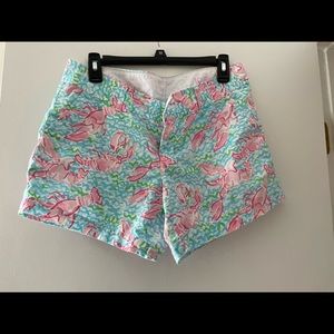 Lilly Pulitzer Lobstah Roll Callahan Shorts size 10